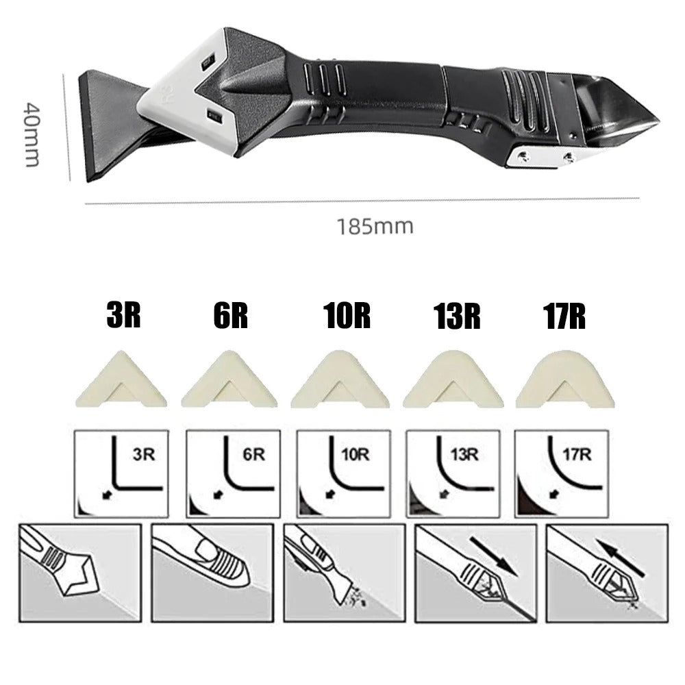MeyScrape™ - Universal 3 in 1 Caulk Scraping Tool | The Ultimate Tool for Perfect Caulk Removal and Application! | BUNDLE OFFER