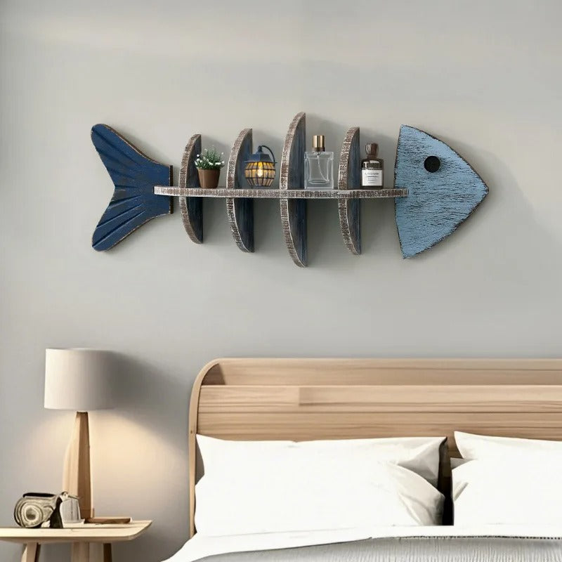 MeyHome™ Fishbone Wall Shelves | Bring the Ocean to Your Walls