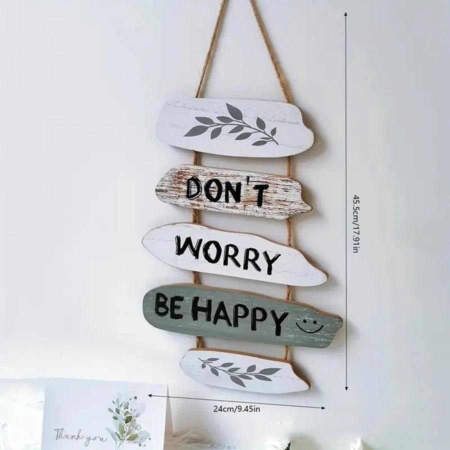 MeyHome™ Wooden Uplifting Wall Décor | Add a Touch of Positivity to Every Room