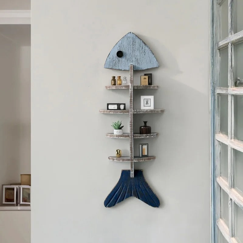 MeyHome™ Fishbone Wall Shelves | Bring the Ocean to Your Walls