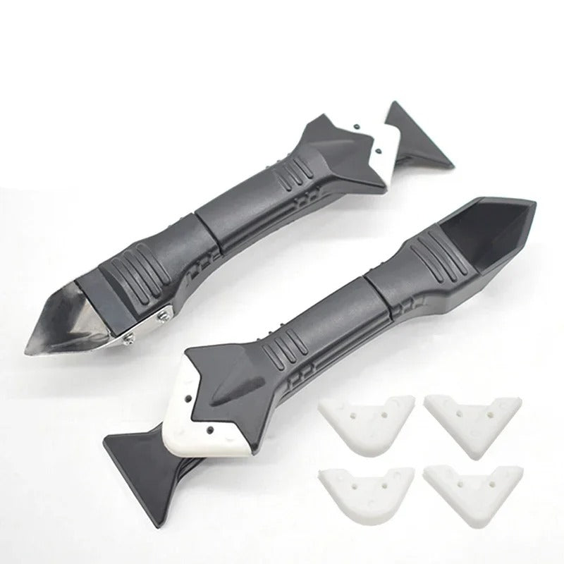 MeyScrape™ - Universal 3 in 1 Caulk Scraping Tool | The Ultimate Tool for Perfect Caulk Removal and Application! | BUNDLE OFFER