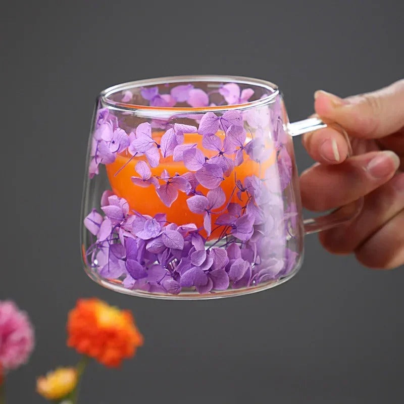 Blossom Dreams Floral Double-Walled Mug