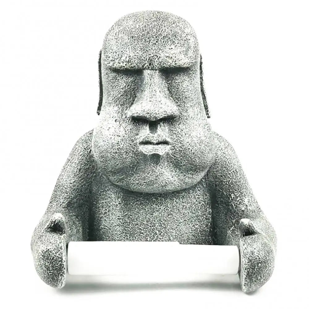 Moai Toilet Paper Holder