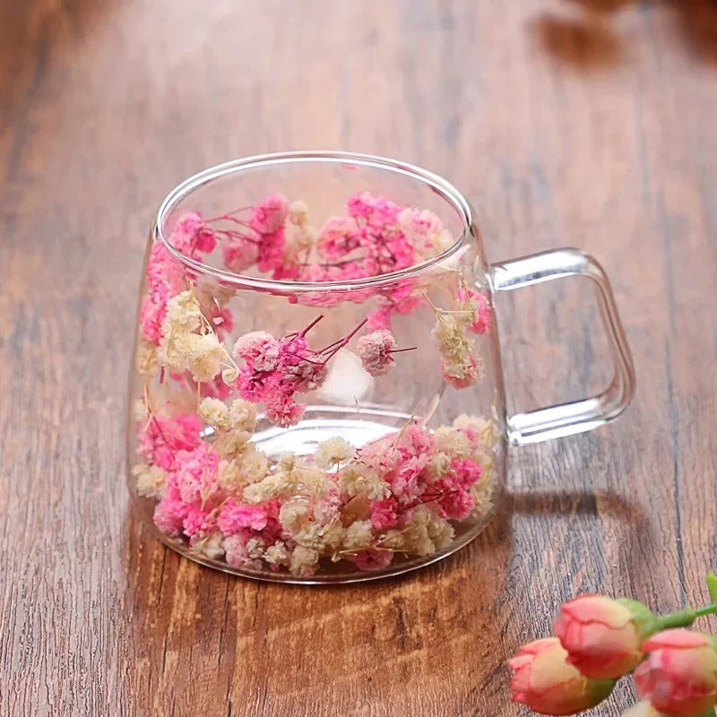Blossom Dreams Floral Double-Walled Mug