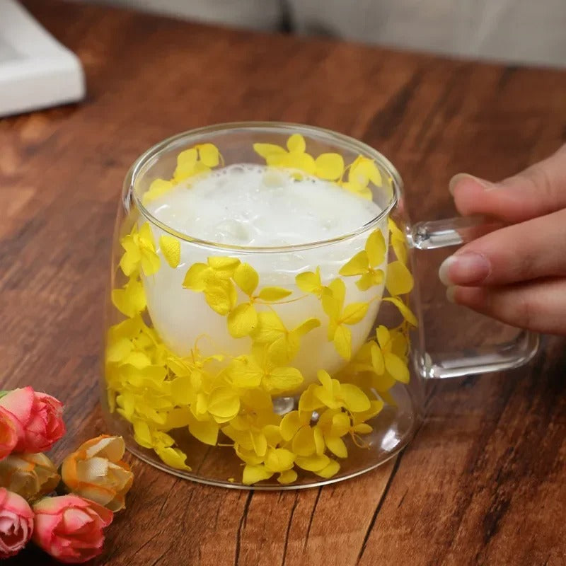 Blossom Dreams Floral Double-Walled Mug