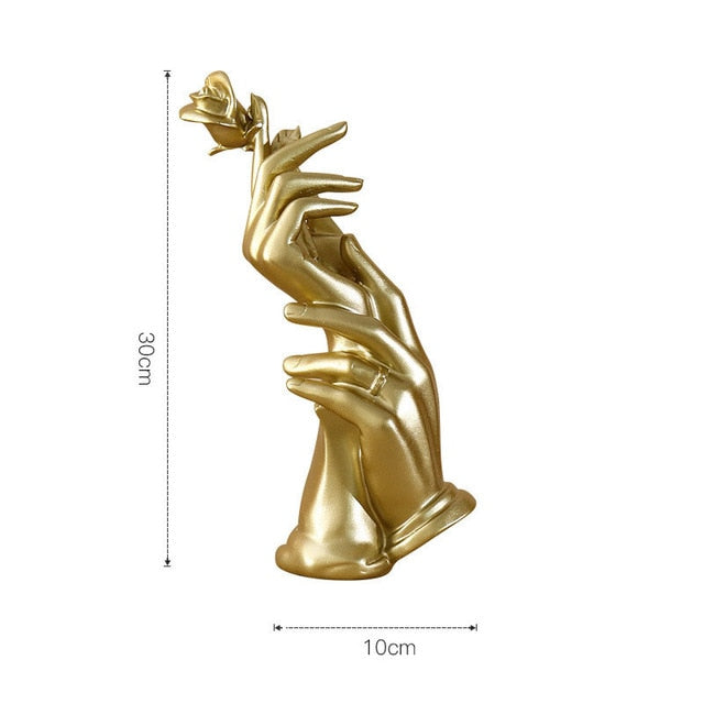 Handheld Rose Statue