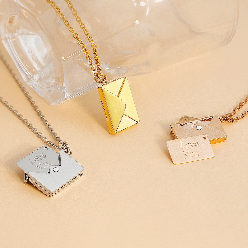 LoveNote™ - Love Envelope Necklace