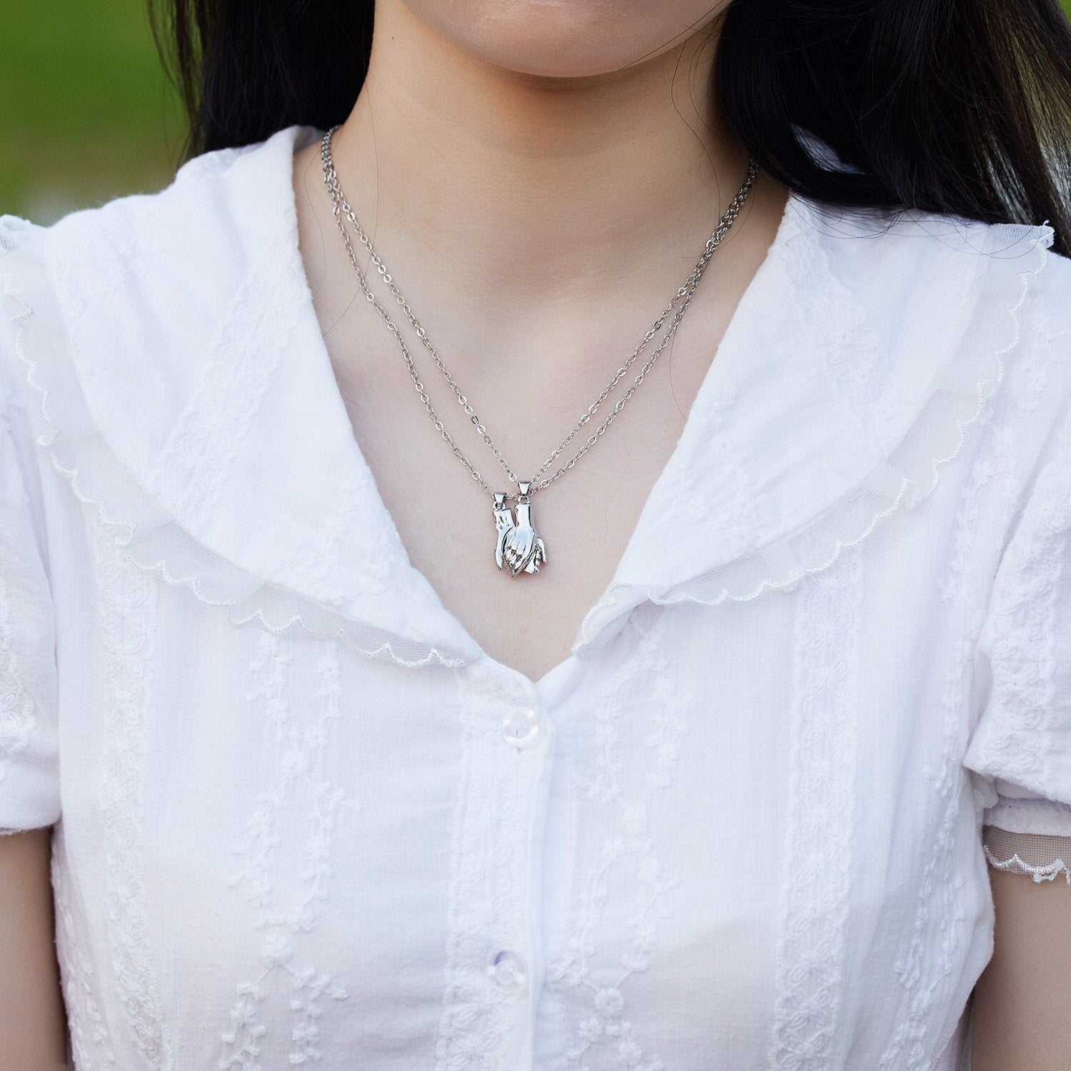 EternalLove™ Magnetic Holding Hands Necklaces