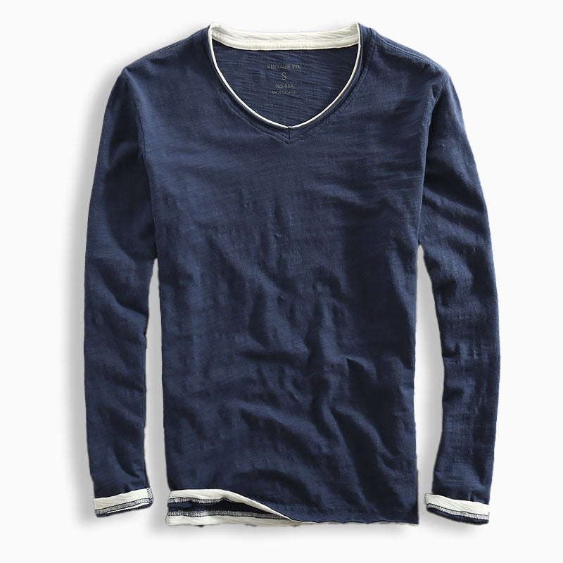 Kaito Cotton Long-Sleeve Shirt