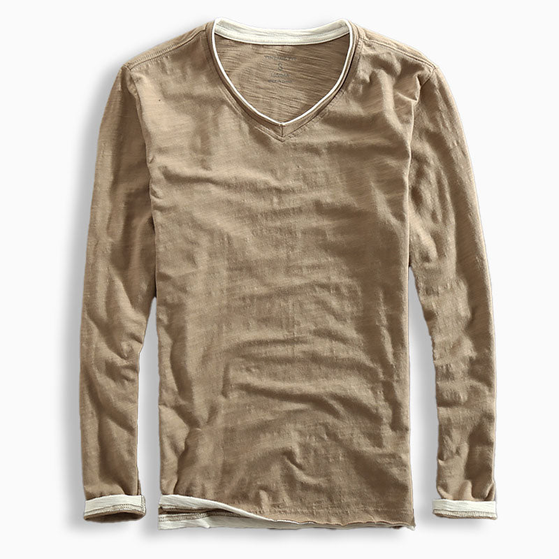 Kaito Cotton Long-Sleeve Shirt