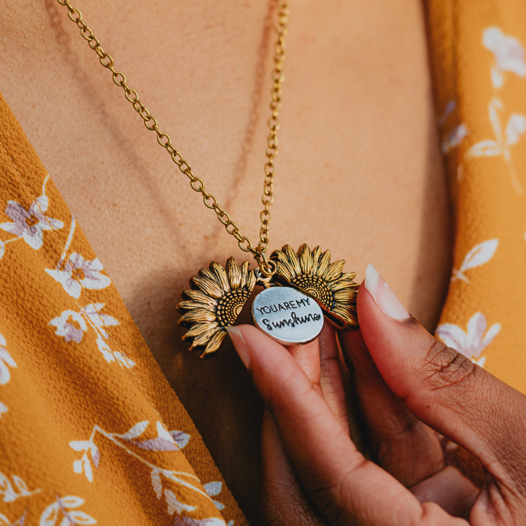 SunflowerLove™ - You Are My Sunshine Necklace