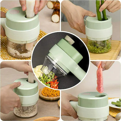 MeySlice™ - 4 in 1 Electric Chopper | The Ultimate Kitchen Companion for Effortless Cooking!