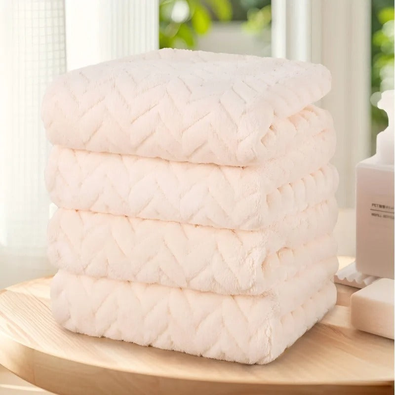 MeyHome™ - Luxury Woven Ultra-Soft Towel Set (4-Pack) | Plush, Absorbent & Stylish Bath Essential