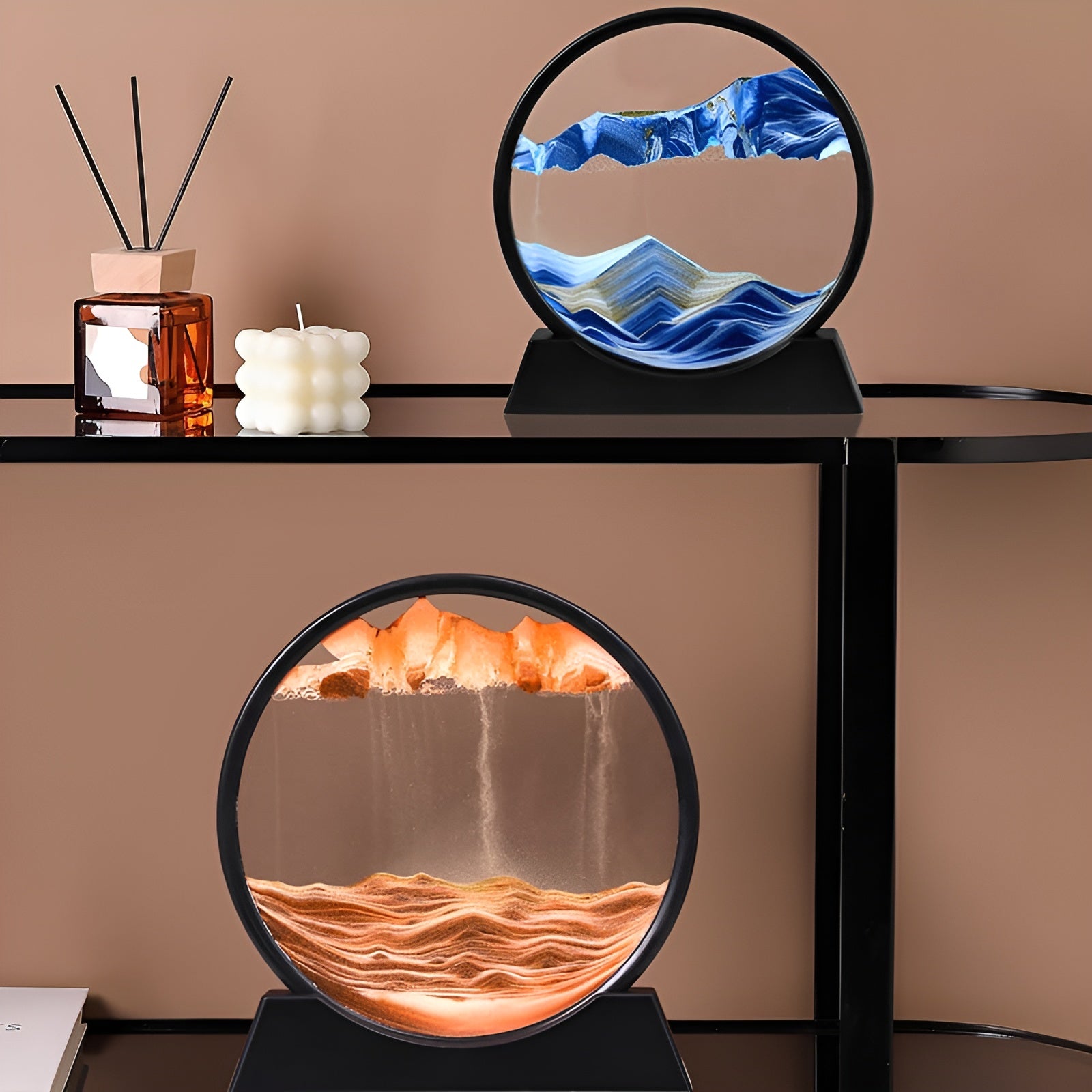 MeyHome™ Serenity Hourglass - Eye-Friendly Decor for Relaxation and Harmony 🌟