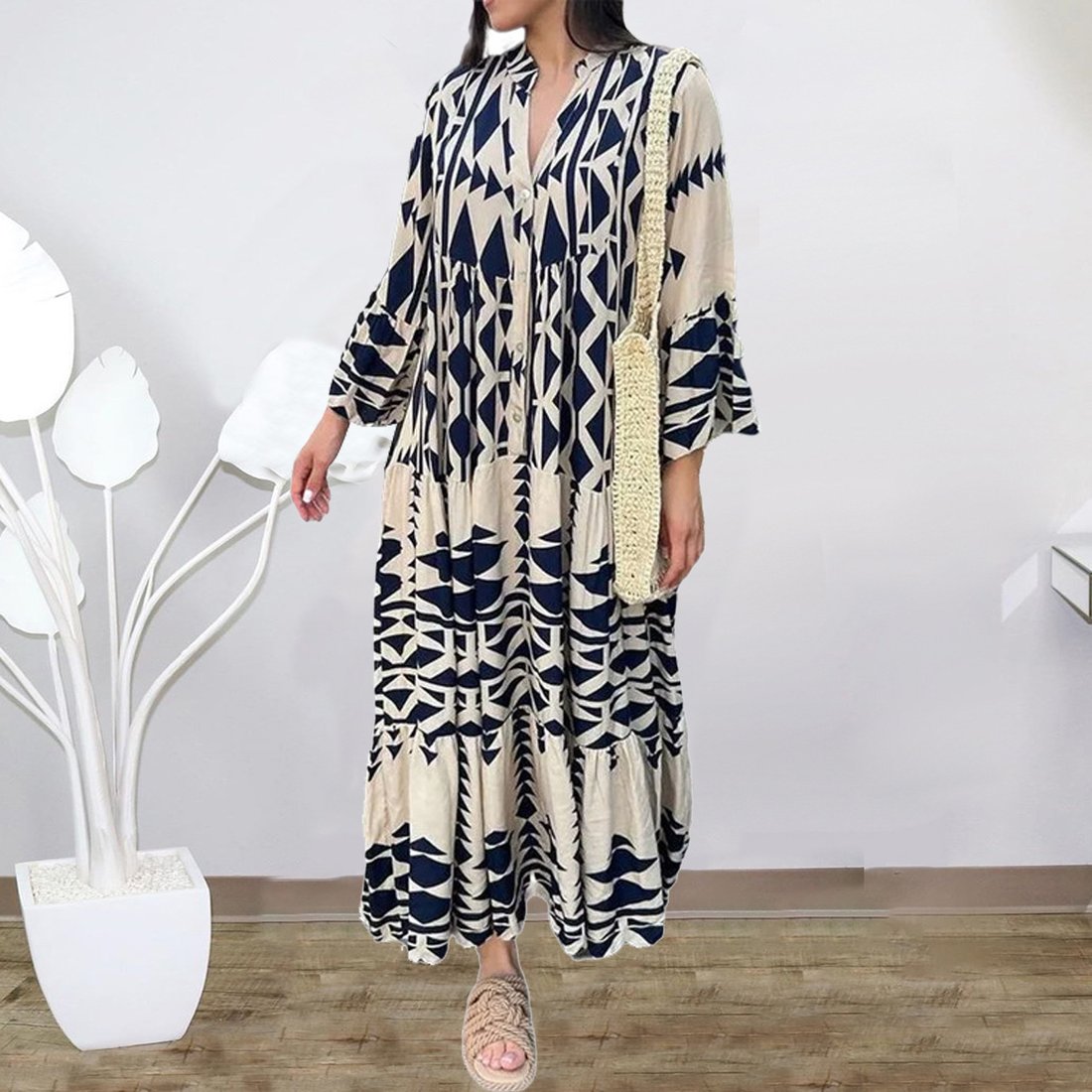 Wavara™ Boho Elegance Dress | Free-Spirited Elegance – Made to Flow Wherever You Go