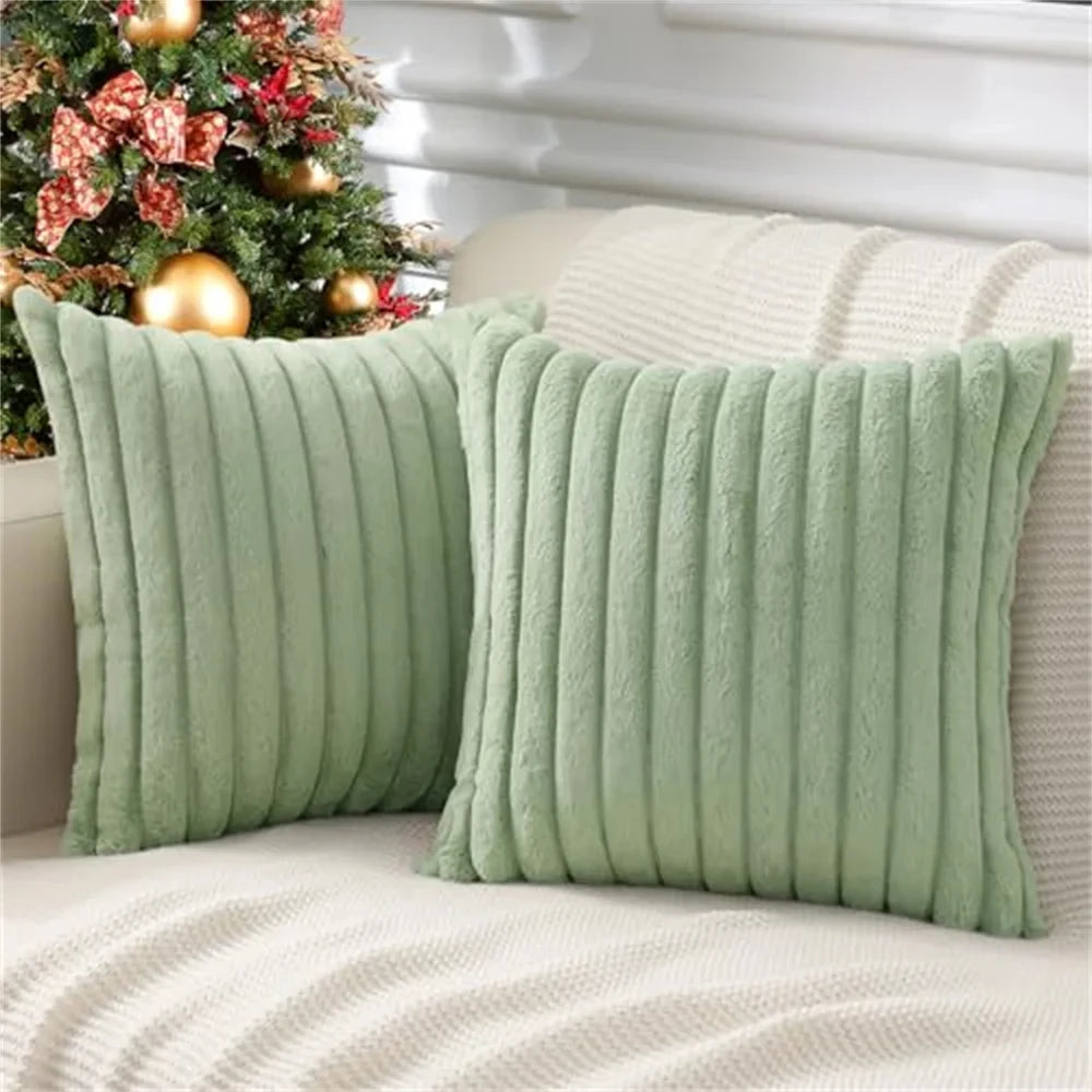 MeyHome™ Super Soft Faux Fur Pillow Cover | Softness You Can See, Comfort You Can Feel