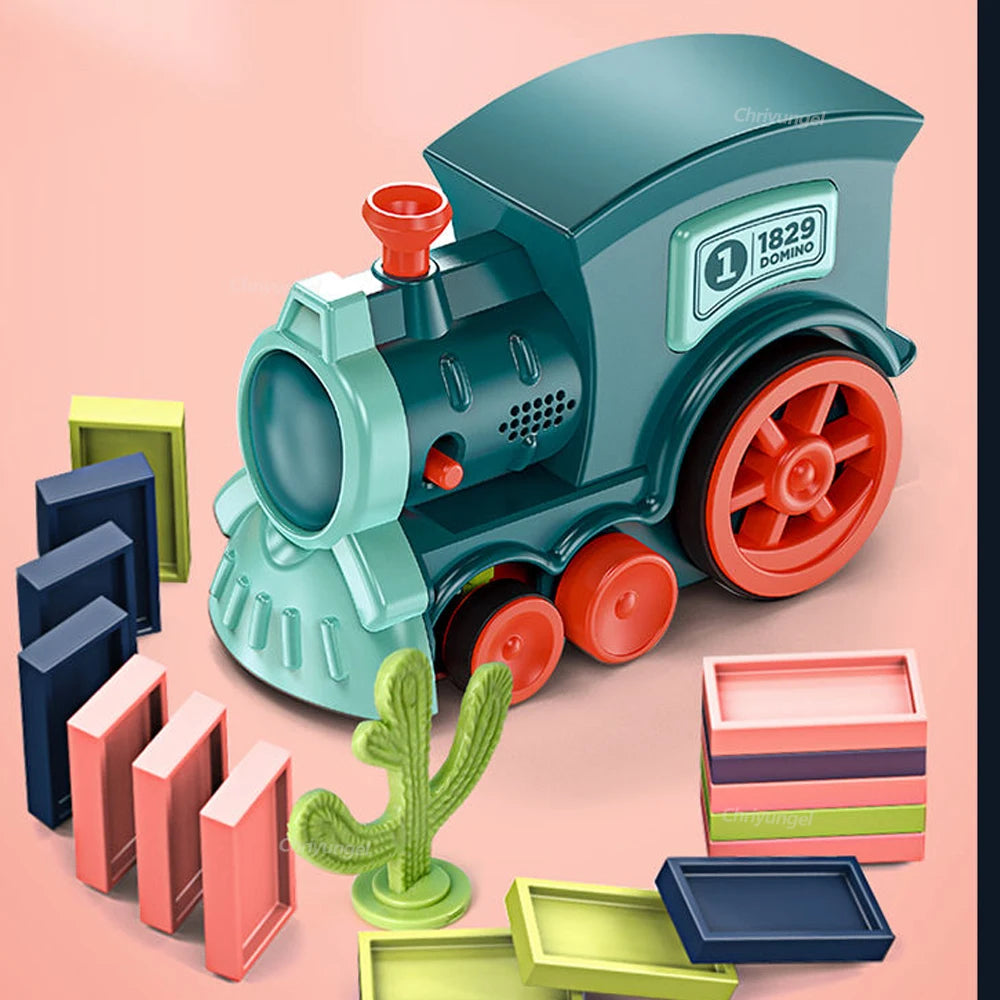 RilleMino™ - Domino Express Train | The Train That Builds Paths, Sparks Joy, and Topples Boredom!