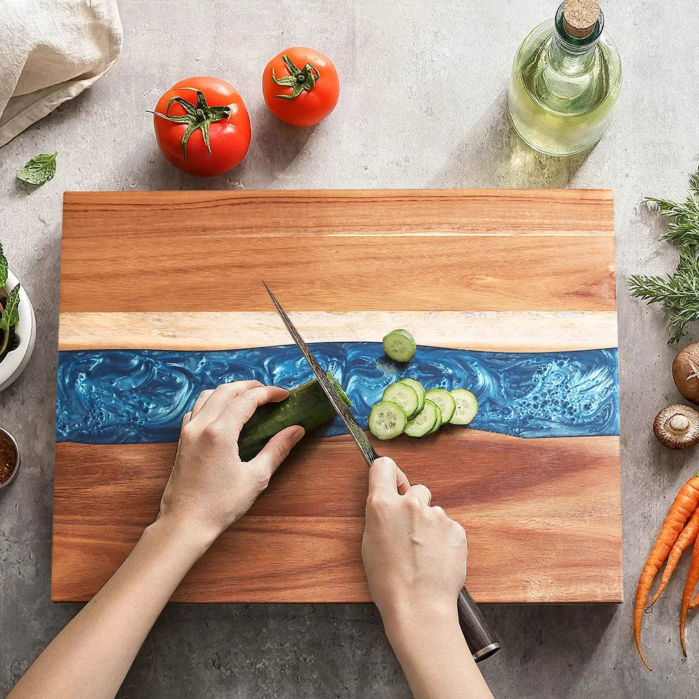 MeyHome™ Acacia Wood Chopping Board | A Cutting Board That Deserves to Be Seen