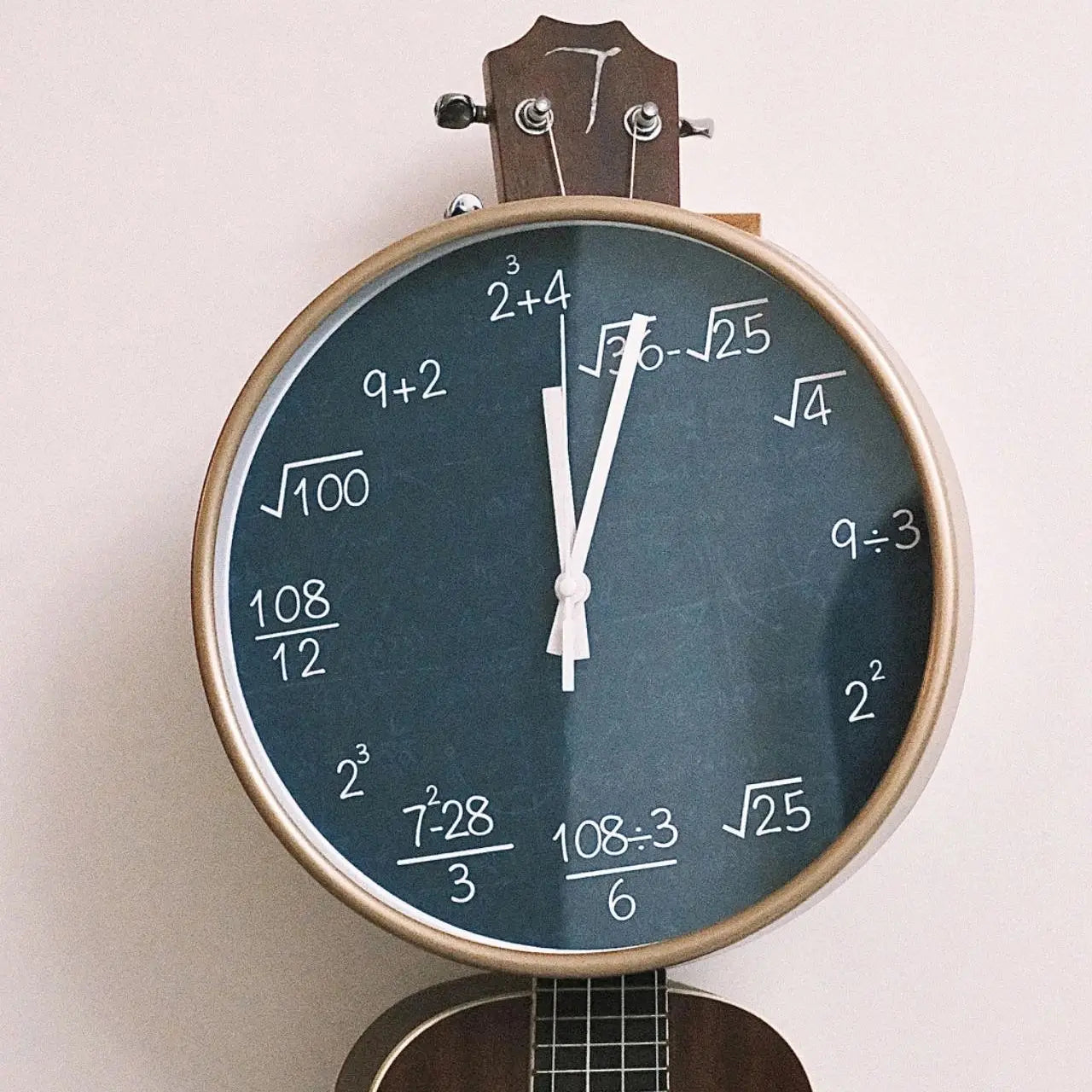 MeyHome™ Math Equations Wall Clock | Time to Solve – Where Every Hour Is a Math Challenge