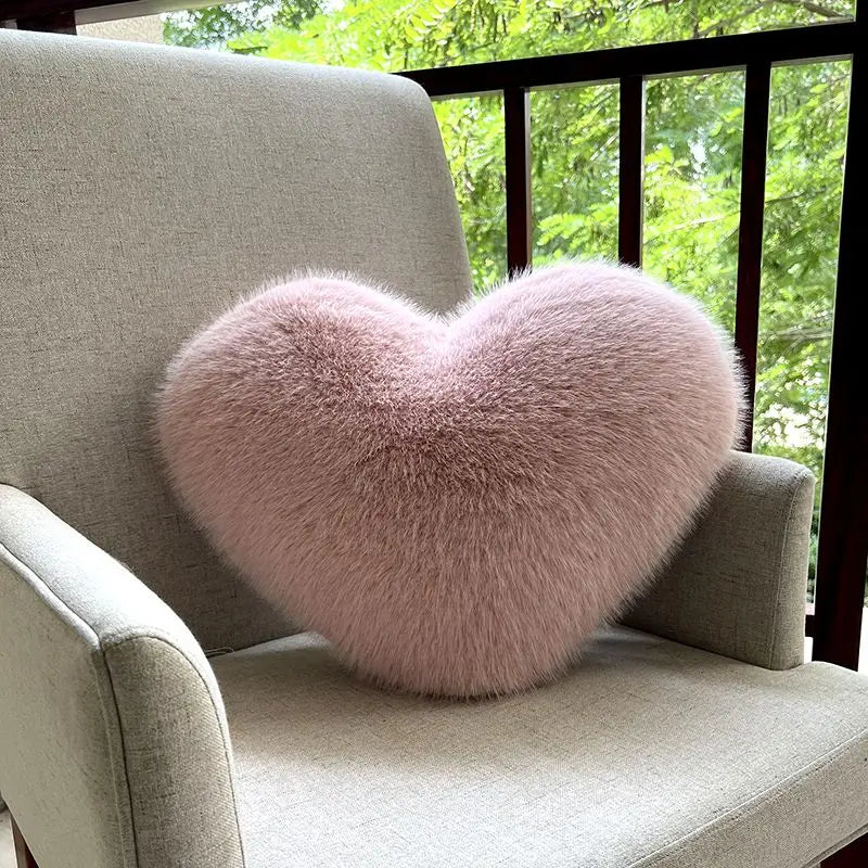MeyHome™ – Heart Plush Throw Pillow | Fall in Love with Every Snuggle