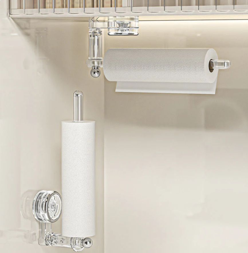 MeyHome™ – MeyHome™ Vacuum Suction Towel & Roll Holder |  The Smart & Stylish Way to Keep Your Kitchen Organized!