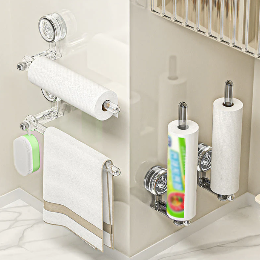 MeyHome™ – MeyHome™ Vacuum Suction Towel & Roll Holder |  The Smart & Stylish Way to Keep Your Kitchen Organized!
