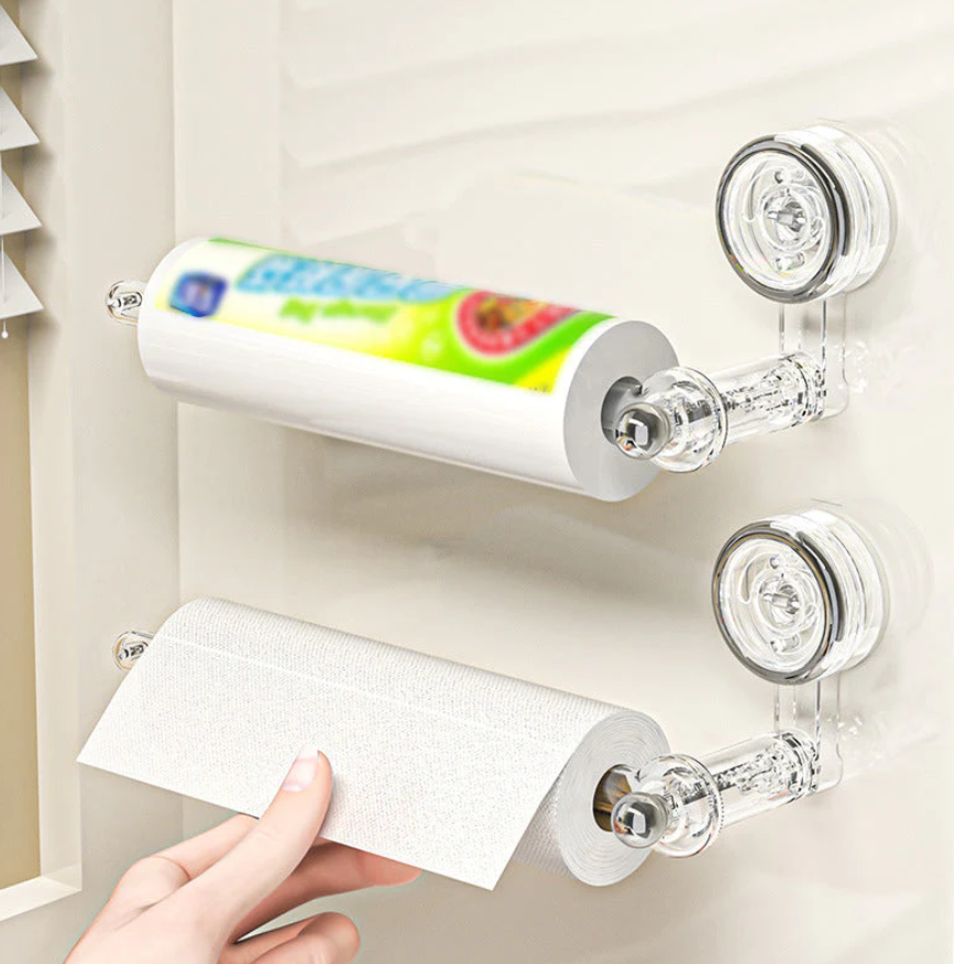 MeyHome™ – MeyHome™ Vacuum Suction Towel & Roll Holder |  The Smart & Stylish Way to Keep Your Kitchen Organized!
