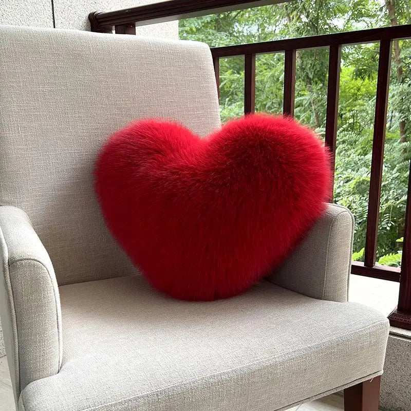 MeyHome™ – Heart Plush Throw Pillow | Fall in Love with Every Snuggle