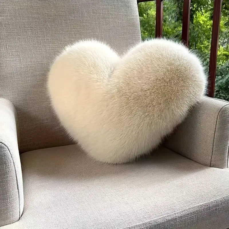 MeyHome™ – Heart Plush Throw Pillow | Fall in Love with Every Snuggle