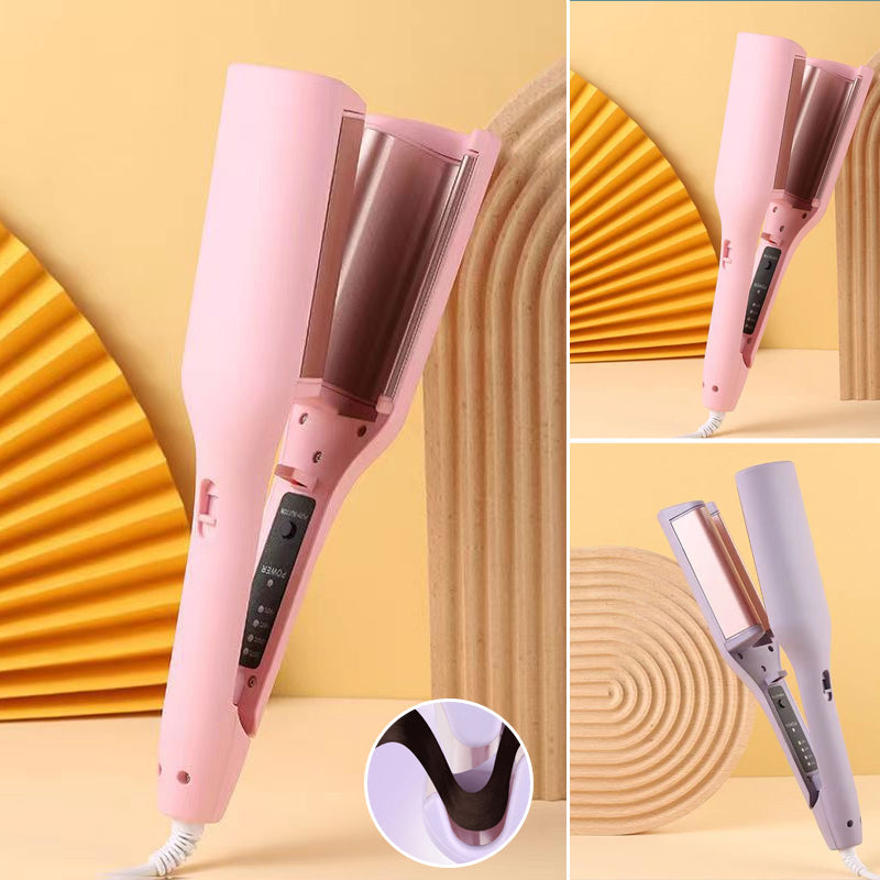 Meyrille WaveLuxe™ French Curling Iron: Effortless, Chic Waves in Minutes