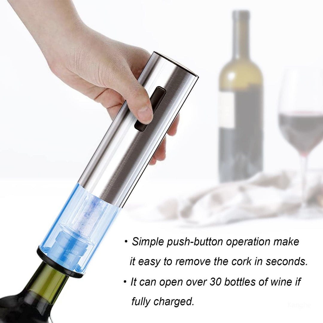 MeyWine™ - Automatic Wine Bottle Opener | Say goodbye to cork struggles with this complete wine-serving solution