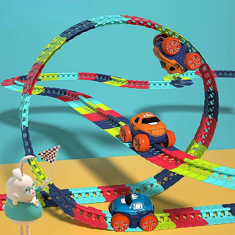 MeyTrack™ Zero Gravity Racing Adventure Set | Build, Create, Defy Gravity —The Ultimate Toy for Budding Engineers!