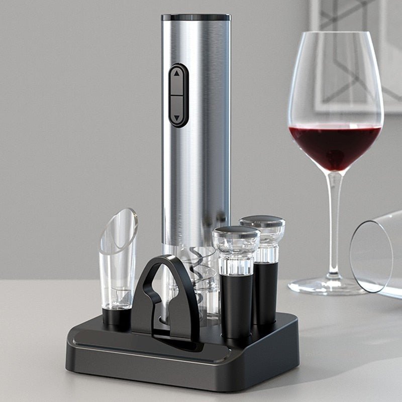 MeyWine™ - Automatic Wine Bottle Opener | Say goodbye to cork struggles with this complete wine-serving solution