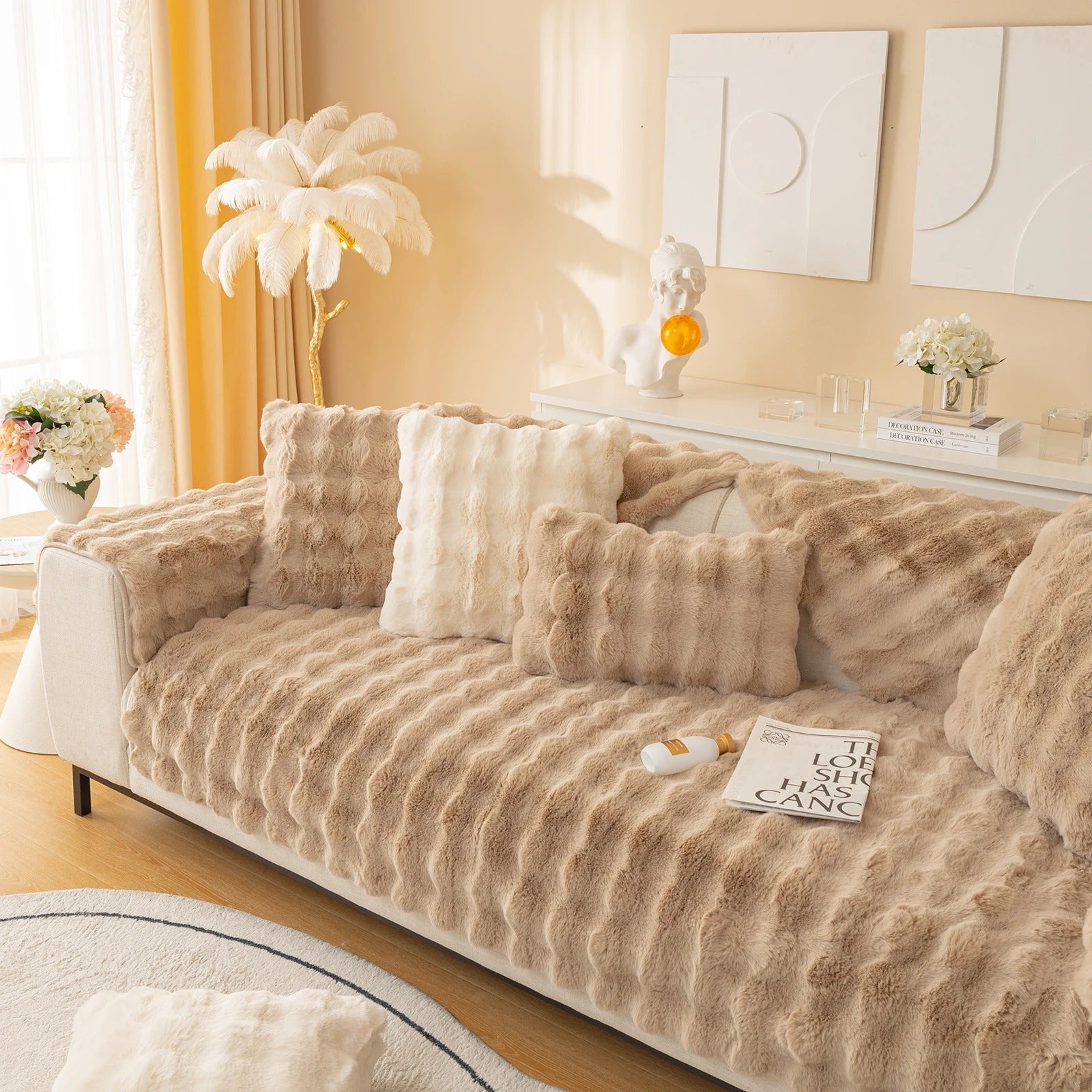 MeyLuxe™ Luxury Plush Sofa Cover | Experience Unparalleled Softness and Elegance