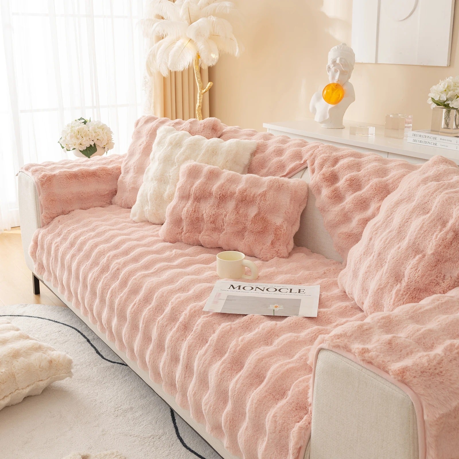 MeyLuxe™ Luxury Plush Sofa Cover | Experience Unparalleled Softness and Elegance