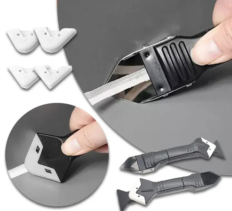 MeyScrape™ - Universal 3 in 1 Caulk Scraping Tool | The Ultimate Tool for Perfect Caulk Removal and Application! | BUNDLE OFFER