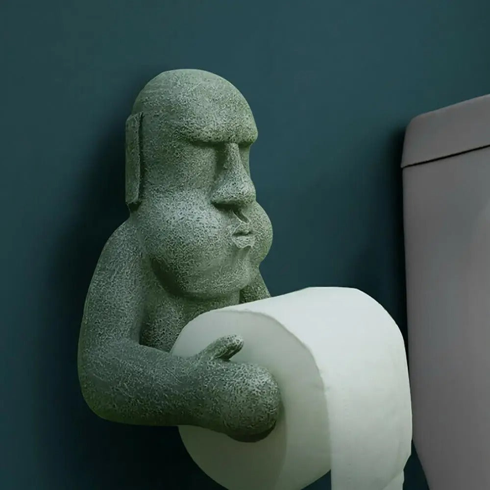 Moai Toilet Paper Holder