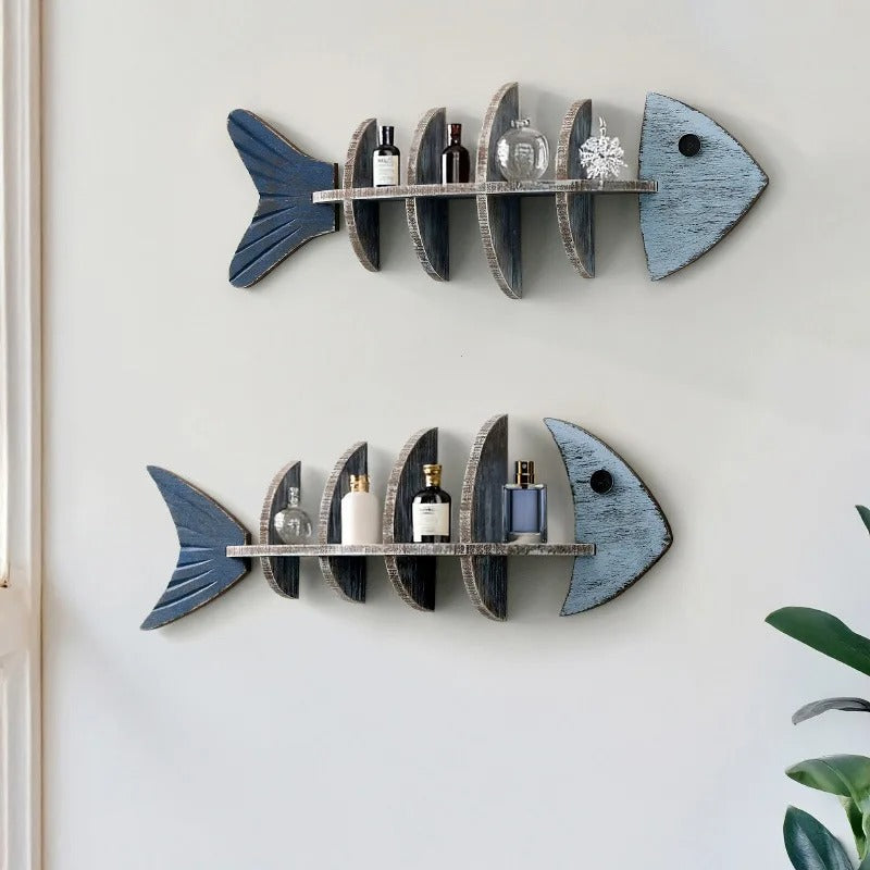 MeyHome™ Fishbone Wall Shelves | Bring the Ocean to Your Walls