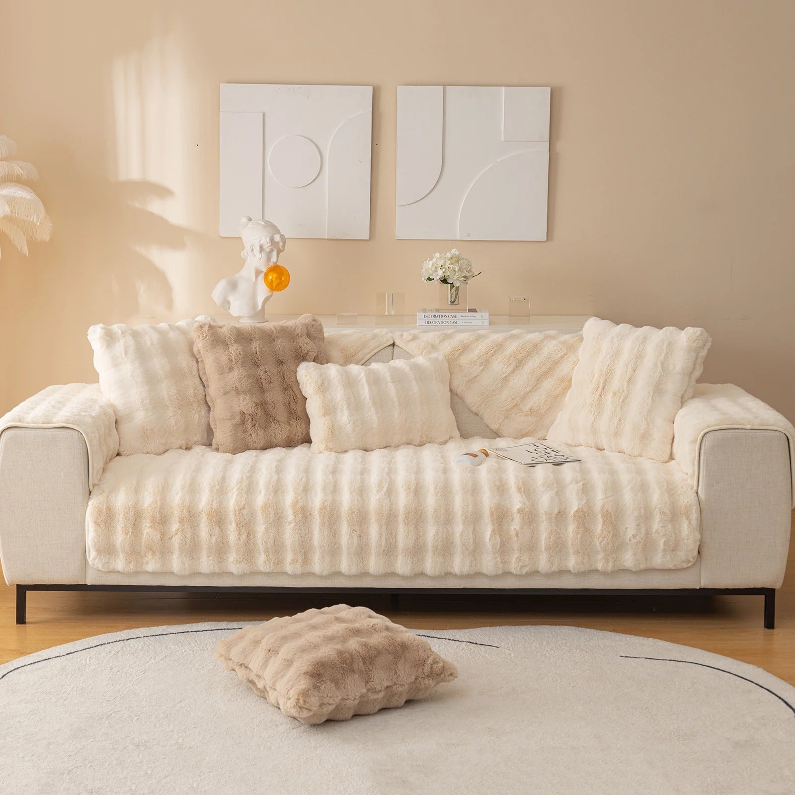 MeyLuxe™ Luxury Plush Sofa Cover | Experience Unparalleled Softness and Elegance