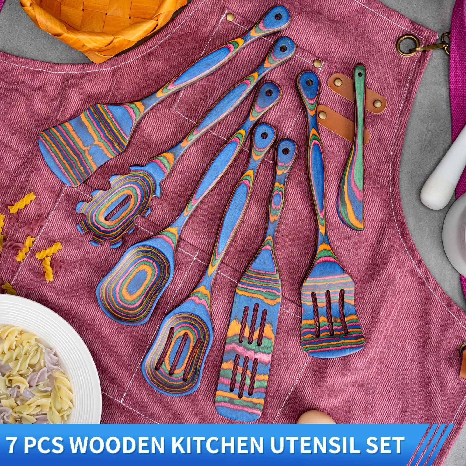 MeyHome™ Pakka Wood Utensil Set