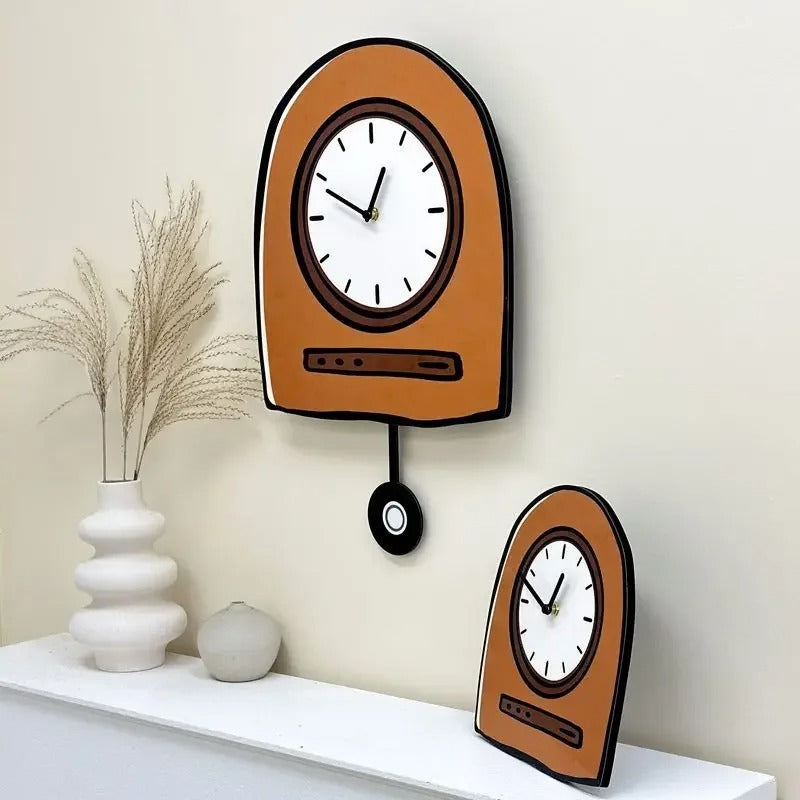 MeyHome™ TickToon™ Cartoon Clock | Timekeeping with a Twist – Add a Pop of Playful Charm to Any Room!