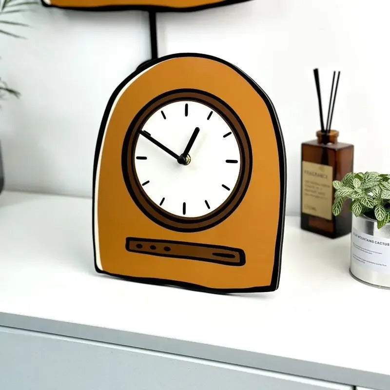 MeyHome™ TickToon™ Cartoon Clock | Timekeeping with a Twist – Add a Pop of Playful Charm to Any Room!