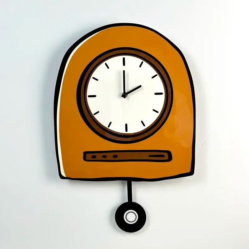 MeyHome™ TickToon™ Cartoon Clock | Timekeeping with a Twist – Add a Pop of Playful Charm to Any Room!