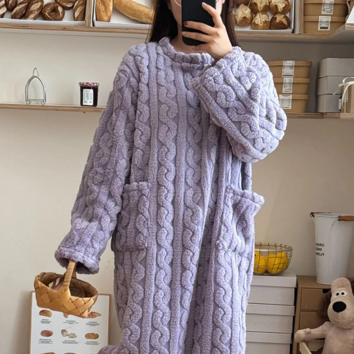 MeyCozy™ Super Soft Coral Blanket Jumper | Wrap Yourself in a Hug of Fluffy Warmth! ✨ | ONE SIZE FITS ALL