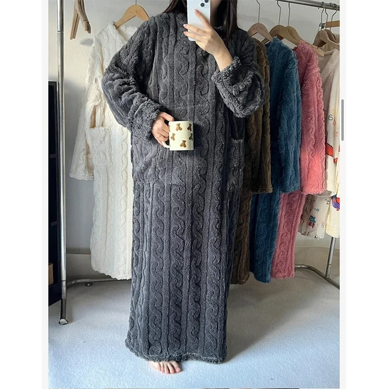 MeyCozy™ Super Soft Coral Blanket Jumper | Wrap Yourself in a Hug of Fluffy Warmth! ✨ | ONE SIZE FITS ALL
